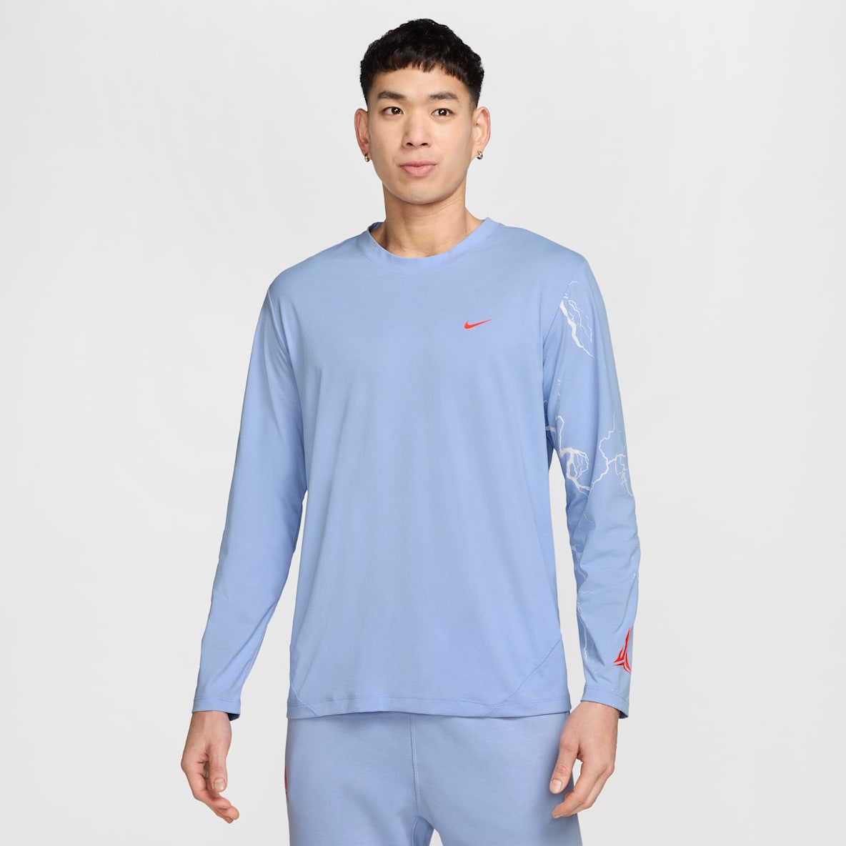 【新品】NIKEロングスリーブUS-M 2023 SP SU 新商品 】NIKE SWIM ヘザー ロングスリーブ ハイドロ